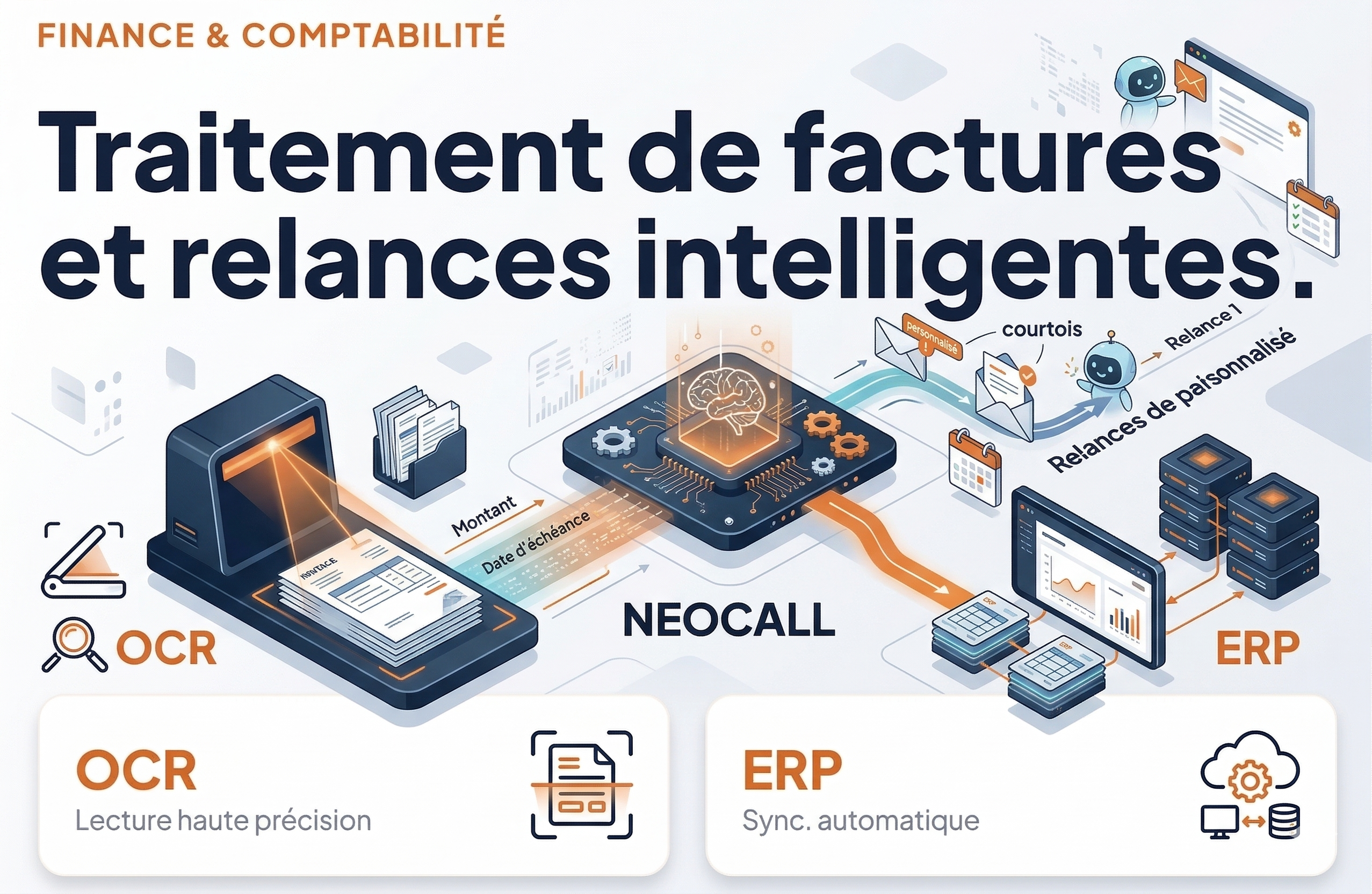 Interface Neocall : Flux de commande automatique vers ERP